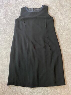 Laura Scott Black Sleeveless Sheath Dress Size 18W